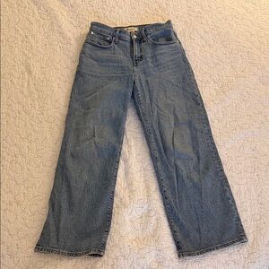 Madewell the perfect wide leg Jean 25P